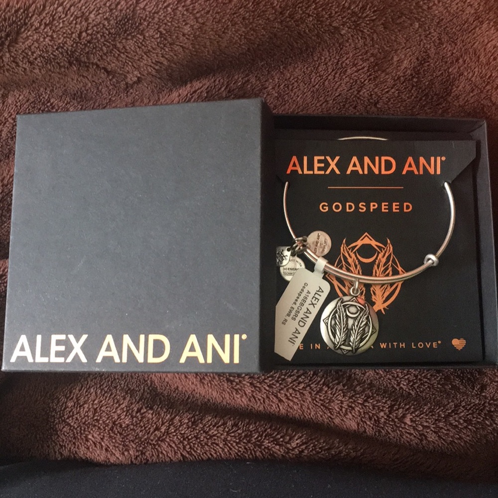 Authentic Alex and Ani Godspeed braclet